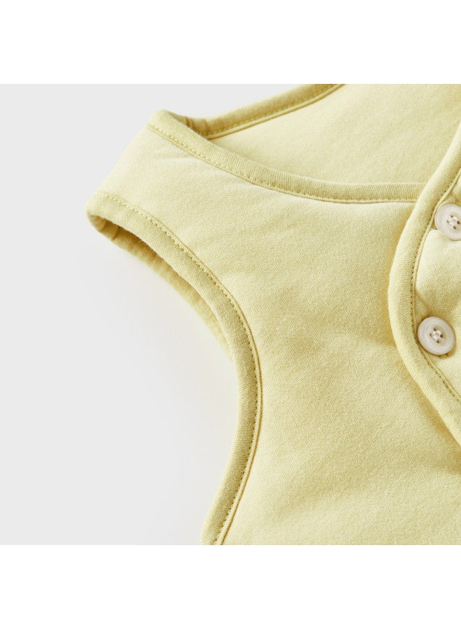 Tongtai Baby Vest Autumn And Winter Pure Cotton Padded Children's Clothing Boys And Girls Outdoor Top Waistcoat Vest - Image 5