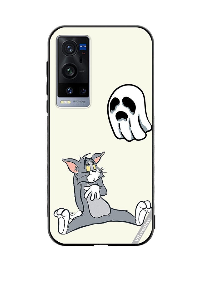 VR CREATIVE Protective Case Cover For Vivo X60 Pro Plus Tom Scared Design Multicolour - Image 1
