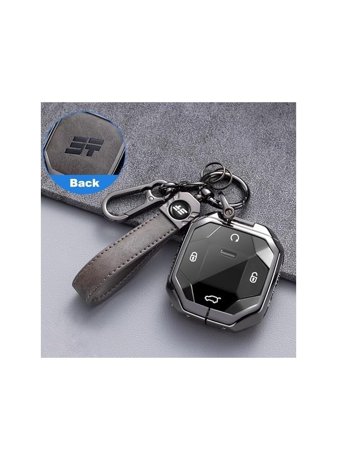Topleo ® Key Fob Protectors Compatible with Jetour Traveller T2 | JT T2 Accessories & Key Case | Alloy Key Wraps Encase Car Keys in Durable Style - Image 5
