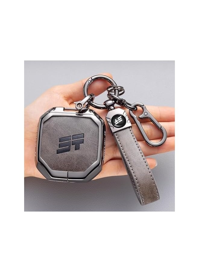 Topleo ® Key Fob Protectors Compatible with Jetour Traveller T2 | JT T2 Accessories & Key Case | Alloy Key Wraps Encase Car Keys in Durable Style - Image 4
