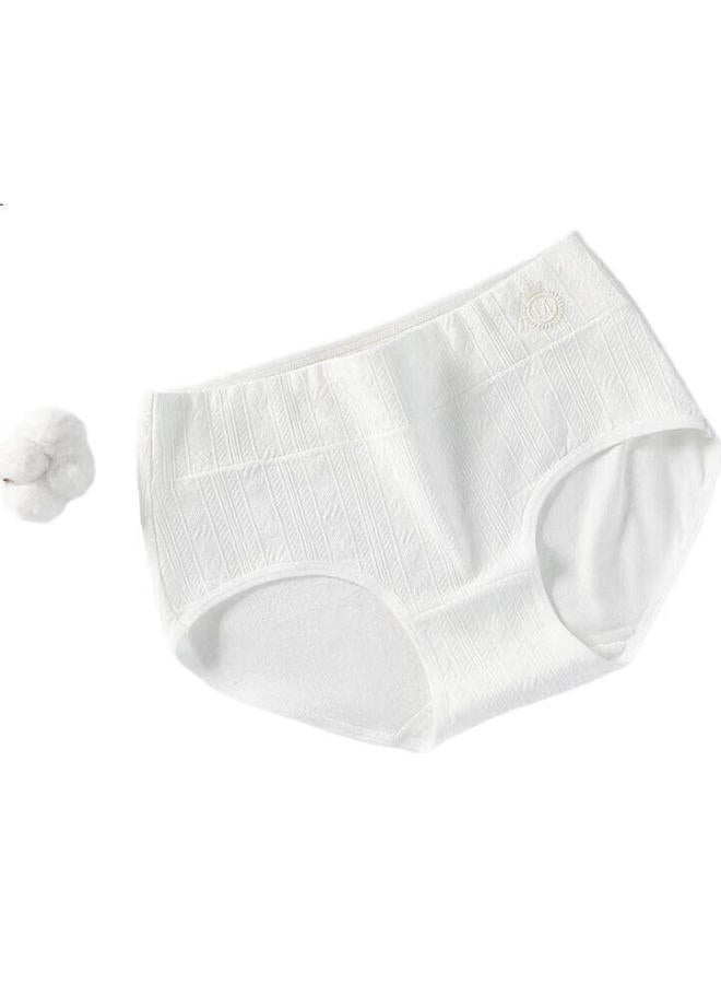 Threegun Cloud Sensation Series Women'S Pure Cotton 100% Cotton Crotch Comfortable Breathable Pure White Girl'S Underwear - Image 1