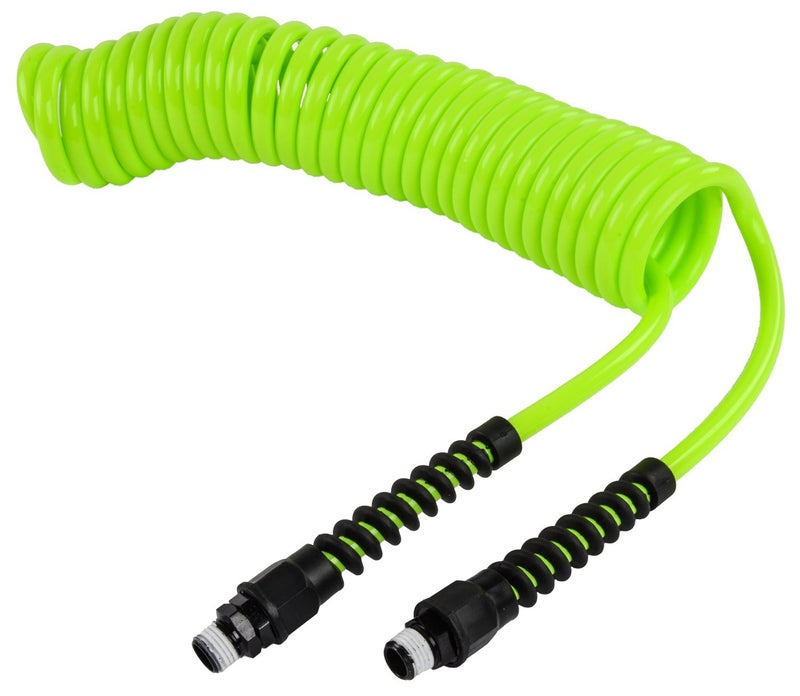 Flexzilla Polyurethane Recoil Air Hose, 1/4 in. x 20 ft., ZillaGreen - LP1420AFZ - Image 4