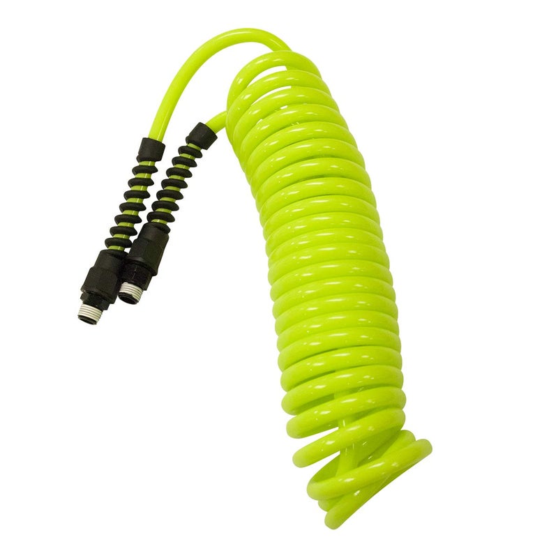 Flexzilla Polyurethane Recoil Air Hose, 1/4 in. x 20 ft., ZillaGreen - LP1420AFZ - Image 3