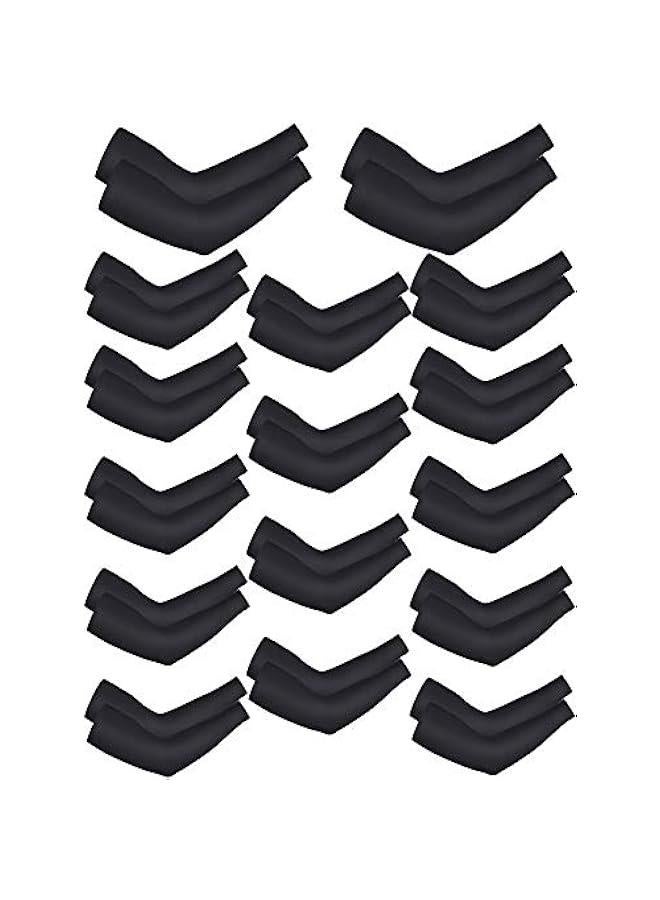 16 Pairs Arm Sleeves for Men Women UV Protection Cooling Arm Sleeves for Sports Workouts Tattoo Covers - Image 1