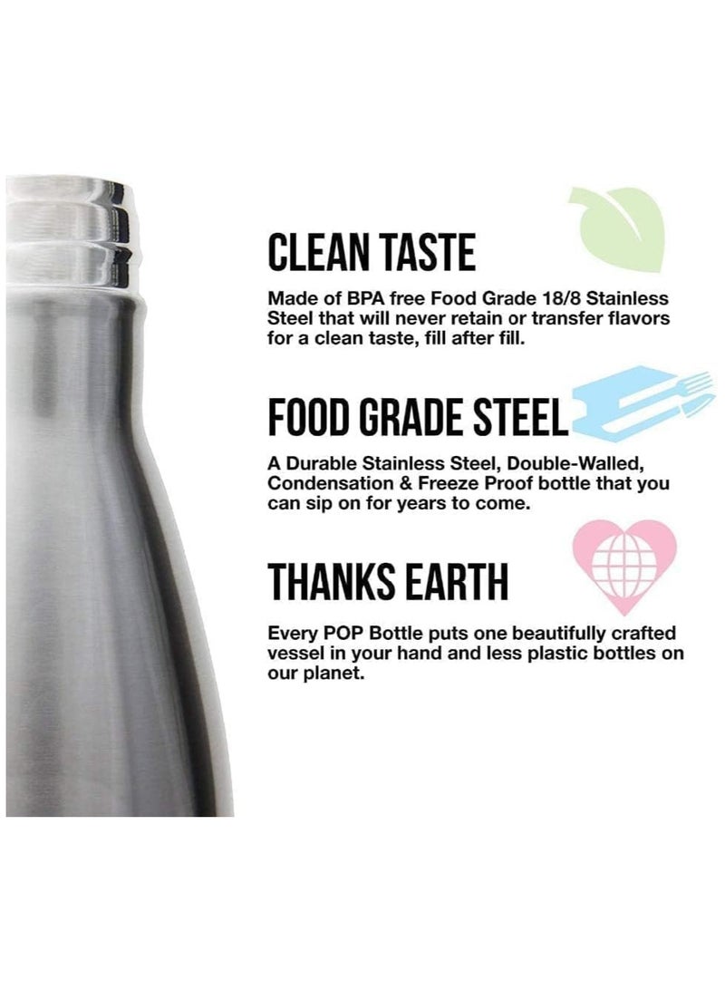 Sport Bottle Stainless Steel Double Wall Insulated Vacuum Flask for Hot & Cold Drinks - Leak-proof Design, Eco-friendly Choice - Ideal for Gym, Hiking, and Everyday Use  - Image 4