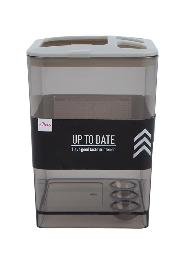 Daiso PS Toothbrush Stand - Gray - Image 1
