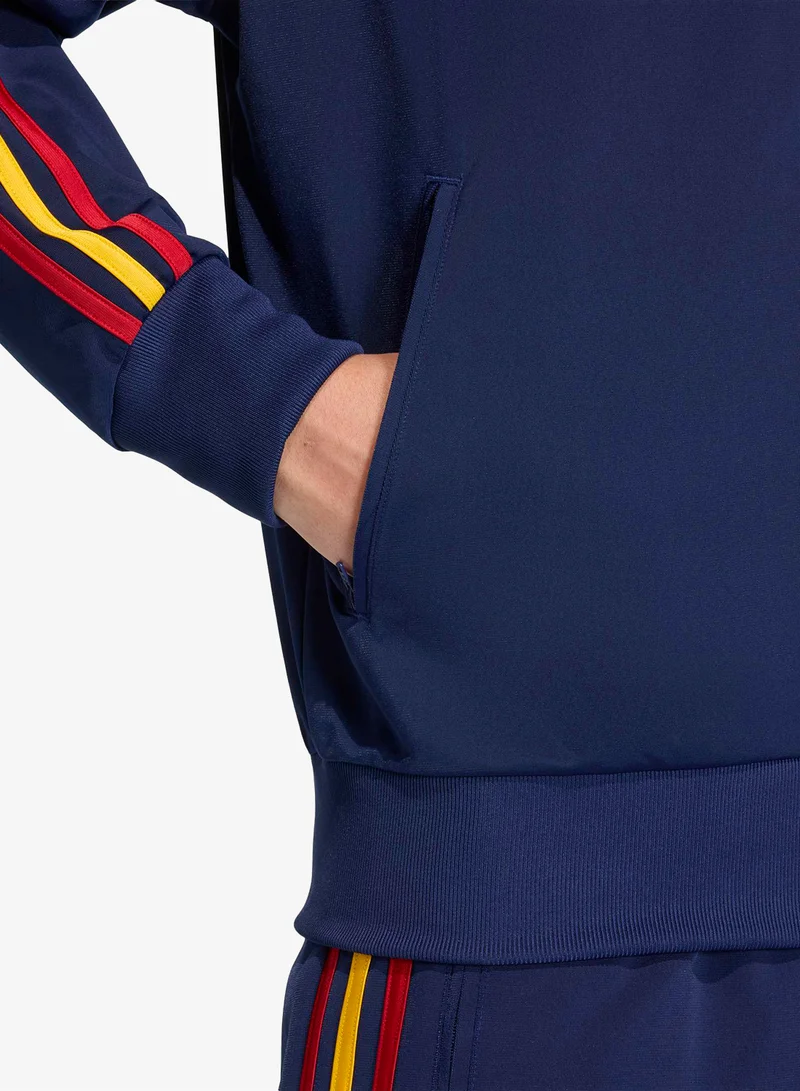 Adidas Originals DKBLUE/CREYEL/TEPORE Firebird Fitted Tracktop Jacket for Men | Best Price UAE