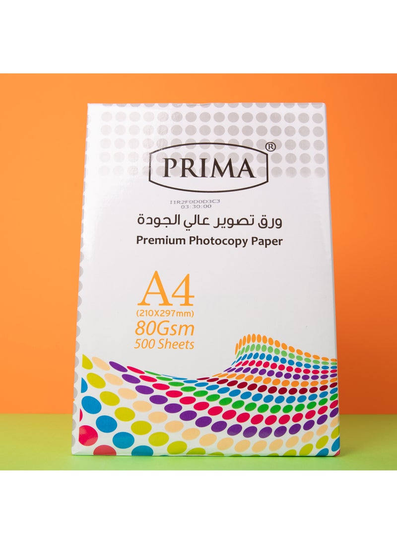 PRIMA A4 Copy Paper Pack 5 x 500 Sheets | 80 gsm Smooth, Crystal-Clear Ink Printing, 100 ISO Brightness for Laser & Inkjet Printers, Reliable for Office & Personal Use - Image 5