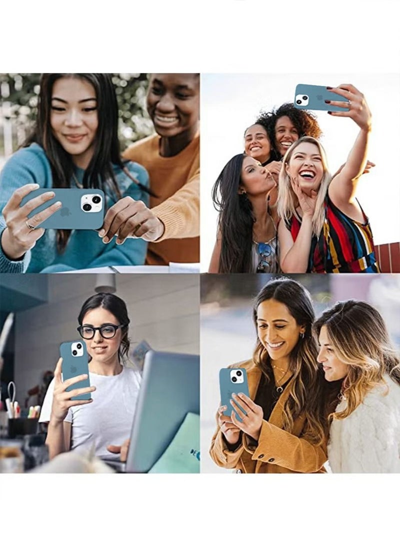 iPhone 15 Plus Mobile Case Cover with Soft Liquid Silicone Protection Anti-Scratch Shockproof Accessories Slim Protective Back Cover with Comfortable Hold Touch Feeling and Anti-fingerprint - Image 5