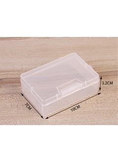 Transparent PP box rectangular plastic packaging empty box parts mobile phone repair box tool Mini small size storage box YX-005: 10*7*3.2cm YX-005: 10*7*3.2cm