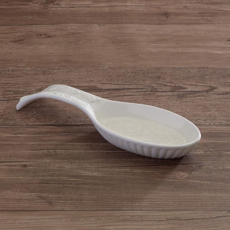 Mikasa Italian Countryside 10-Inch Spoon Rest in White - Image 3