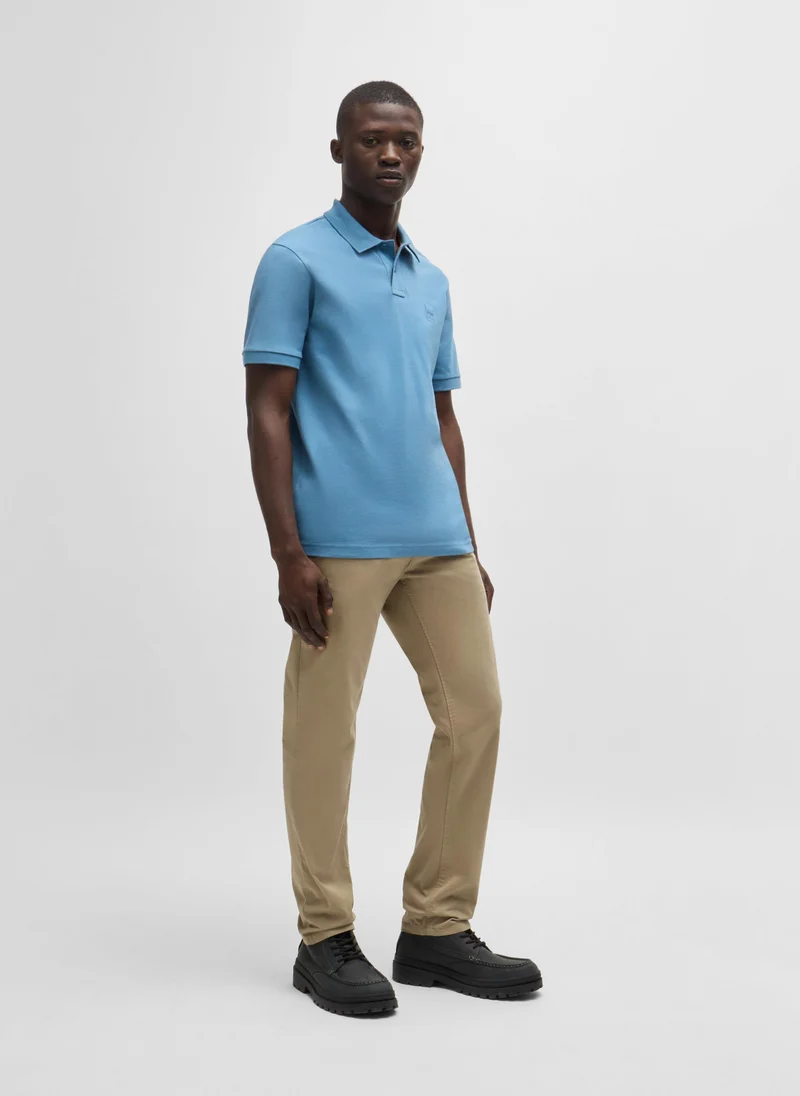 بوس Slim-fit chinos in stretch-cotton satin