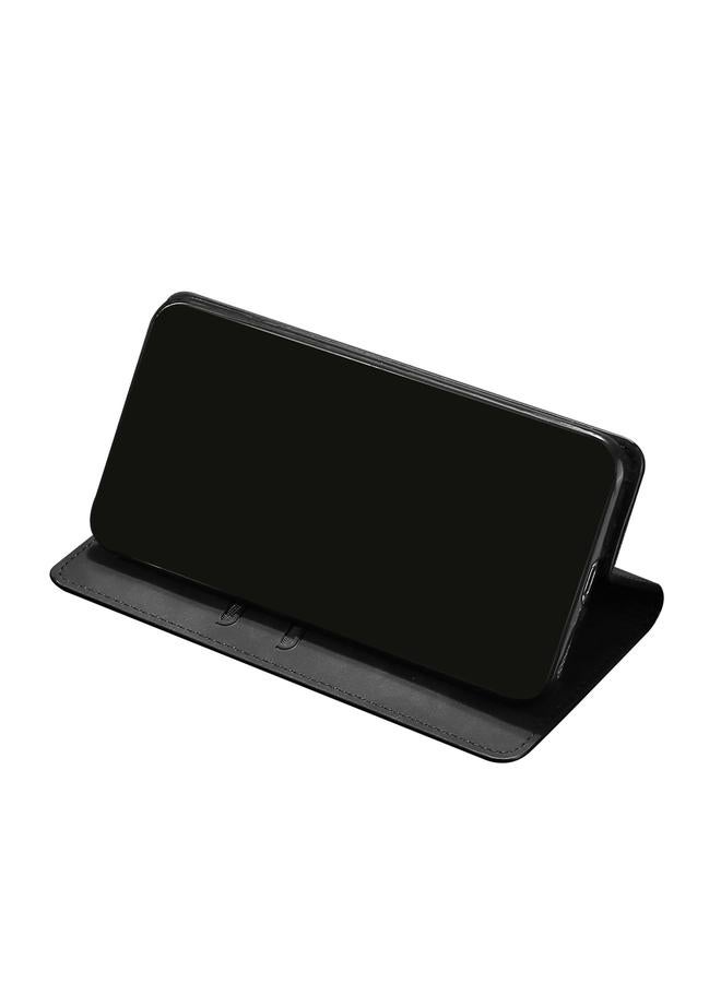 S-TOP Case For Infinix Smart 4 X653 Skin Feel Magnetic Horizontal Flip Leather Case with Holder & Card Slots - Image 5