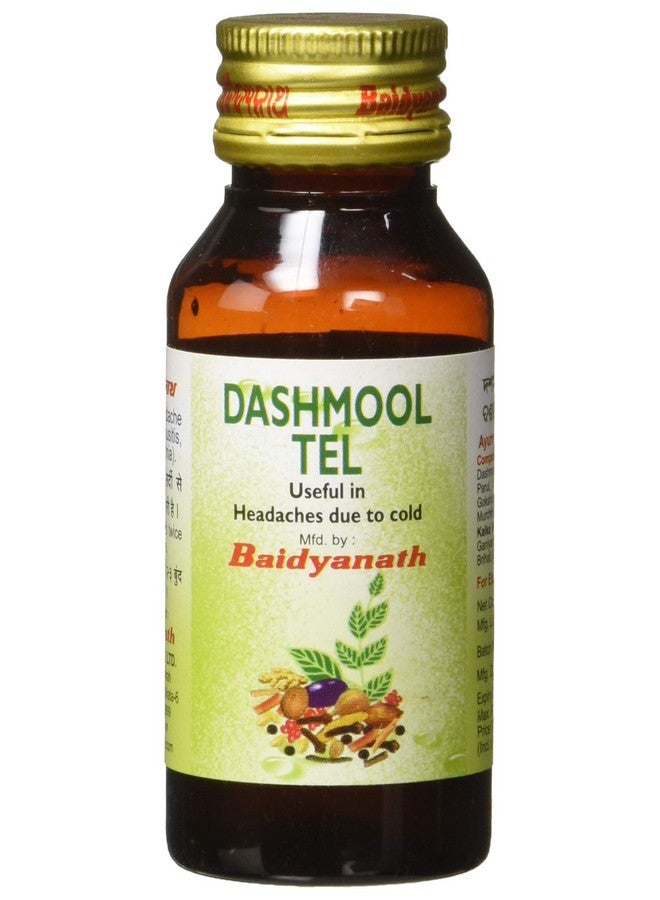 Baidyanath زيت بايديناث داشمول - 50 مل | زيت أنفي Ayurvedic للصحة، مزيج عشبي للاستخدام التقليدي، بانشاكارما ورعاية الأنف والأذن والحنجرة - Image 1