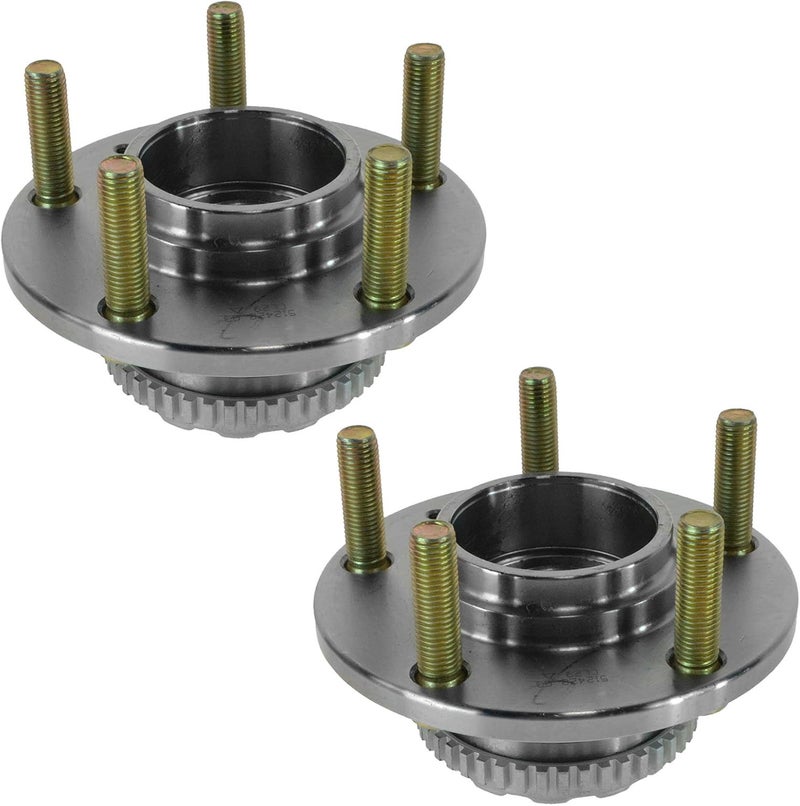 TRQ Rear Left and Right Wheel Bearing and Hub Assembly Set 2 Piece Compatible with 2003-2004 Hyundai Tiburon with 4 Wheel ABS Brakes 2005 Tiburon GT 2006-2008 Tiburon - Image 3
