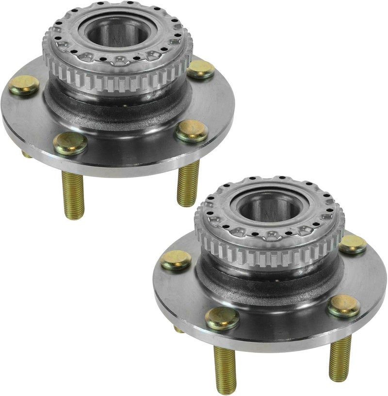 TRQ Rear Left and Right Wheel Bearing and Hub Assembly Set 2 Piece Compatible with 2003-2004 Hyundai Tiburon with 4 Wheel ABS Brakes 2005 Tiburon GT 2006-2008 Tiburon - Image 5