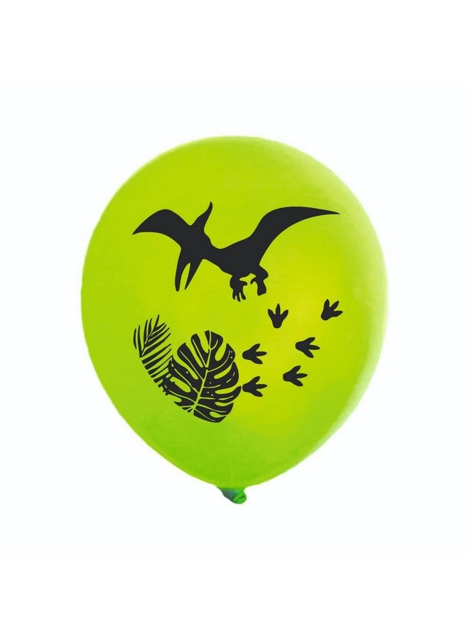 هونج كونج بالونز عبوة من 30 بالونة مطبوعة على شكل غابة الديناصورات لتزيين أعياد الميلاد للأطفال وحفلات استقبال المولود الجديد وحفلات أعياد الميلاد - Image 5
