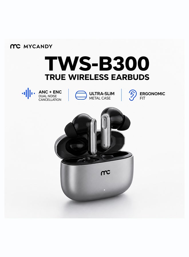 MYCANDY Tws-B300 True Wireless Anc Enc Gray - Image 2
