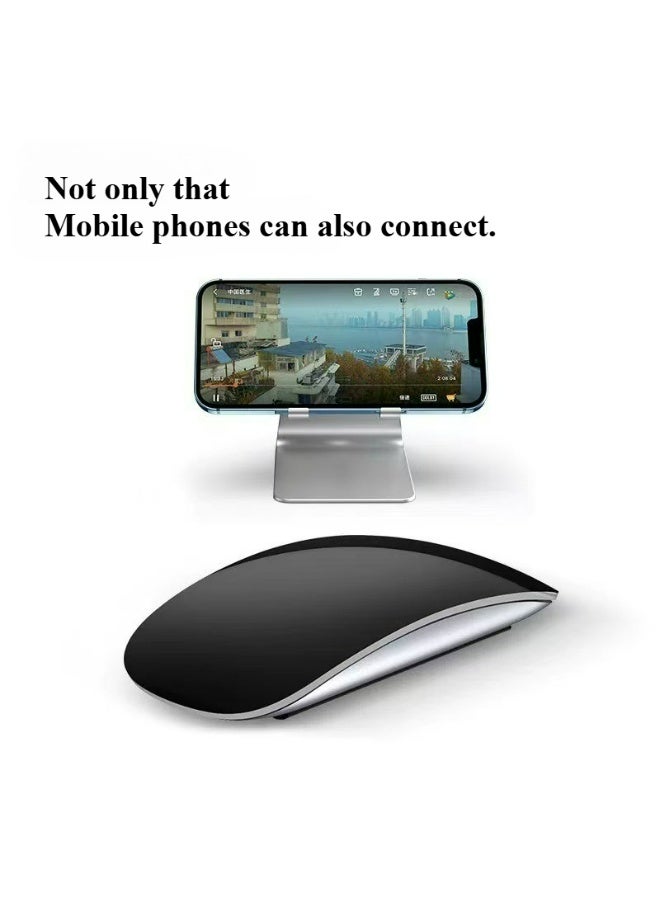 ماوس لاسلكي متعدد اللمس بديل للأسطح، قابل لإعادة الشحن عبر منفذ USB-C، مزود بتقنية بلوتوث، متوافق مع أنظمة التشغيل MacOS/Windows/Linux/Android، أجهزة الكمبيوتر المحمولة والمكتبية والهواتف الذكية والأجهزة اللوحية - Image 5