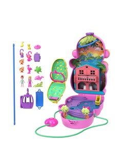 Polly Pocket Dolls & Playset with Pets & 13 Accessories, 2-in-1 Momma Monkey & Baby Wearable Purse & Animal Toy  - Image 5