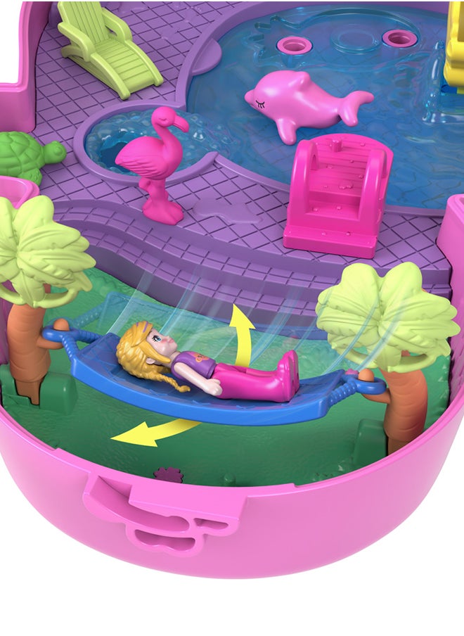 Polly Pocket Dolls & Playset with Pets & 13 Accessories, 2-in-1 Momma Monkey & Baby Wearable Purse & Animal Toy  - Image 4