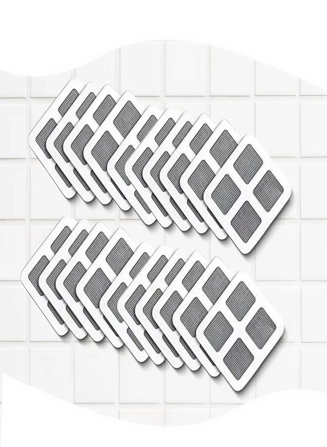 Oblivion Drain Cover Mesh 4 × 4 Inch - Strong Adhesive Waterproof Mesh Cover Patch - Sticky Wire Repair Screen for Drain & Vent - DIY Hole Repair Net for Kitchen, Bathroom & Home Use (Pack of 20) - Image 1