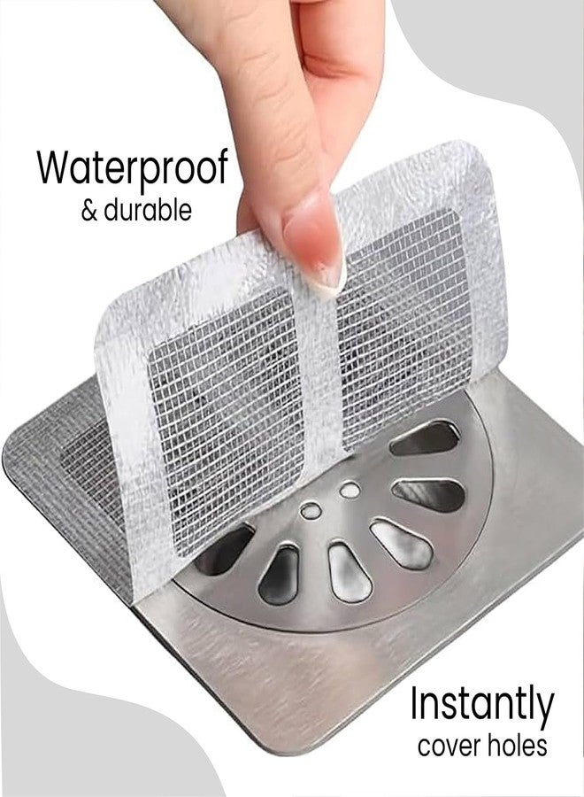 Oblivion Drain Cover Mesh 4 × 4 Inch - Strong Adhesive Waterproof Mesh Cover Patch - Sticky Wire Repair Screen for Drain & Vent - DIY Hole Repair Net for Kitchen, Bathroom & Home Use (Pack of 20) - Image 5