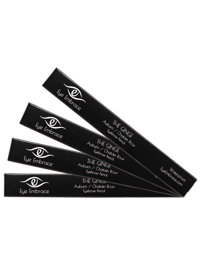 Eye Embrace The Ginge: Auburn Red Eyebrow Pencil Waterproof, Doubleended Automatic Angled Tip & Spoolie Brush, Crueltyfree - Image 5