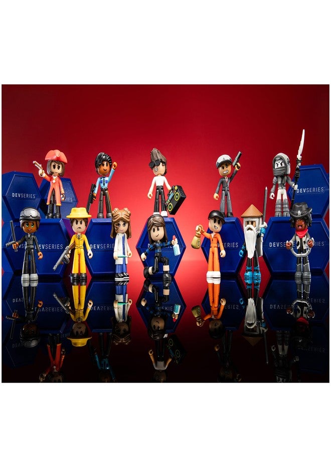 DevSeries Mystery Figures 6 Pack - Six 2.75-inch Action Figure Blinds with Mix and Match, Unique Accessories, and Exclusive Virtual Item Code - Image 2