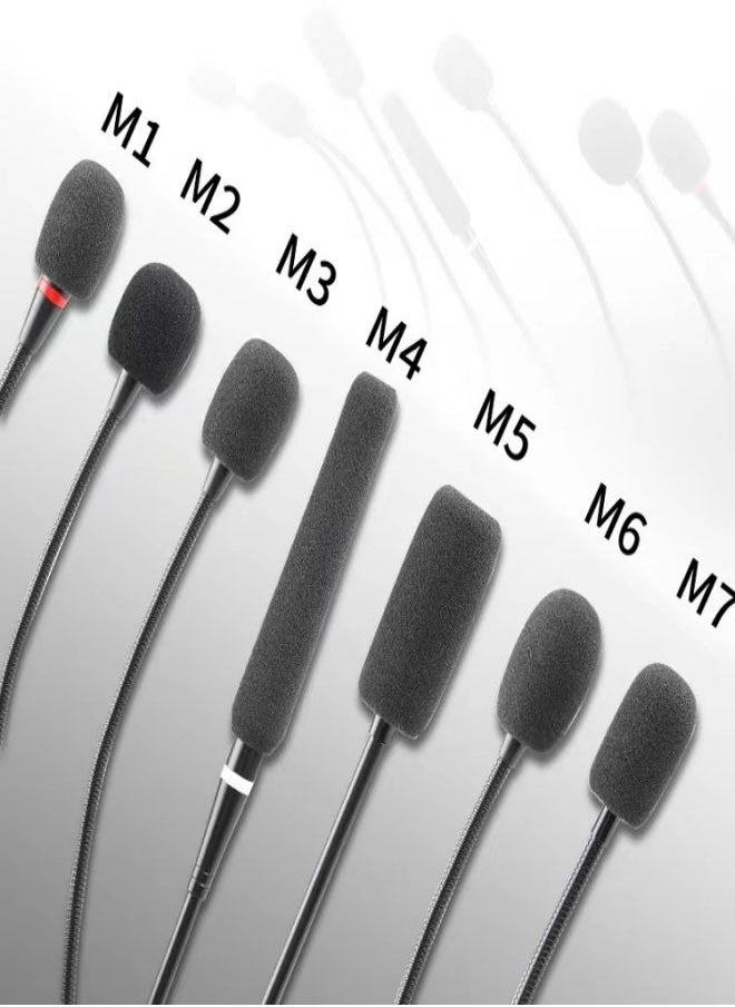 Ocean - 5 PCS M6 Conference Microphone Windproof Sponge Foam Cover (60mm) - Image 1