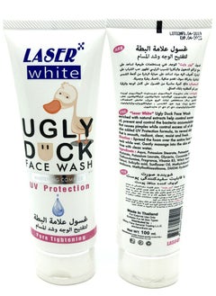 LASER WHITE Face Wash Duck Mark to Llighten And tighten Pores 100 ML 