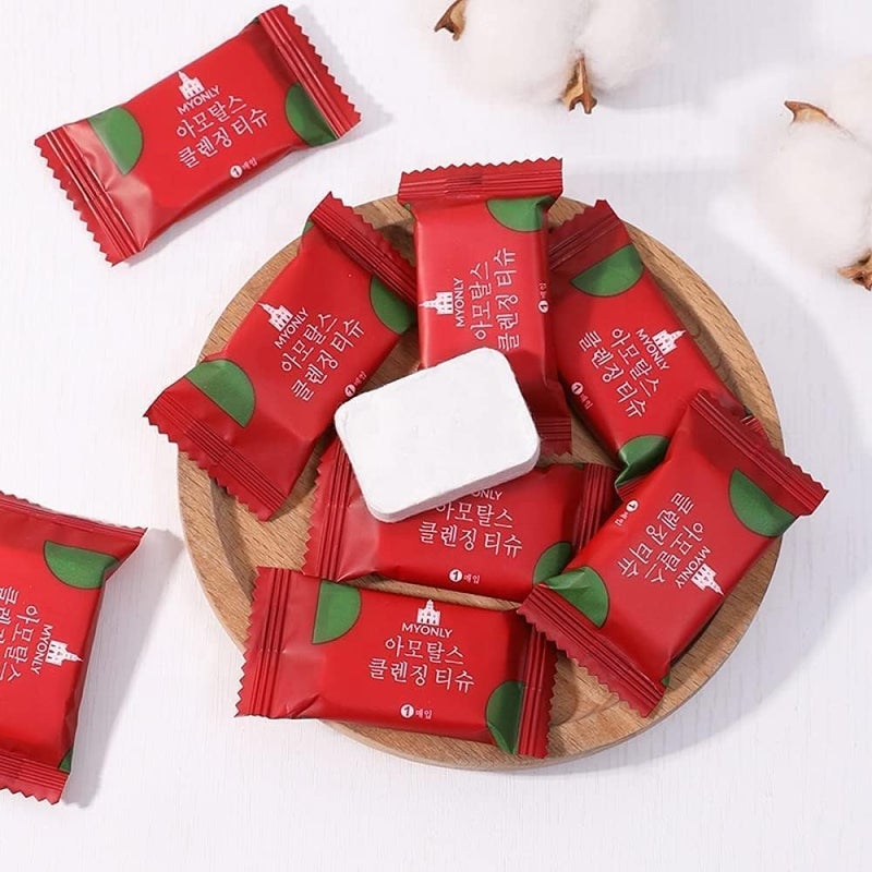 Rexez Big Magic Tablet Towel Tissues PaperBig Disposable Pure Cotton Compressed Portable Travel Facial Towel Water Wet Wipe6Pcs - Image 1