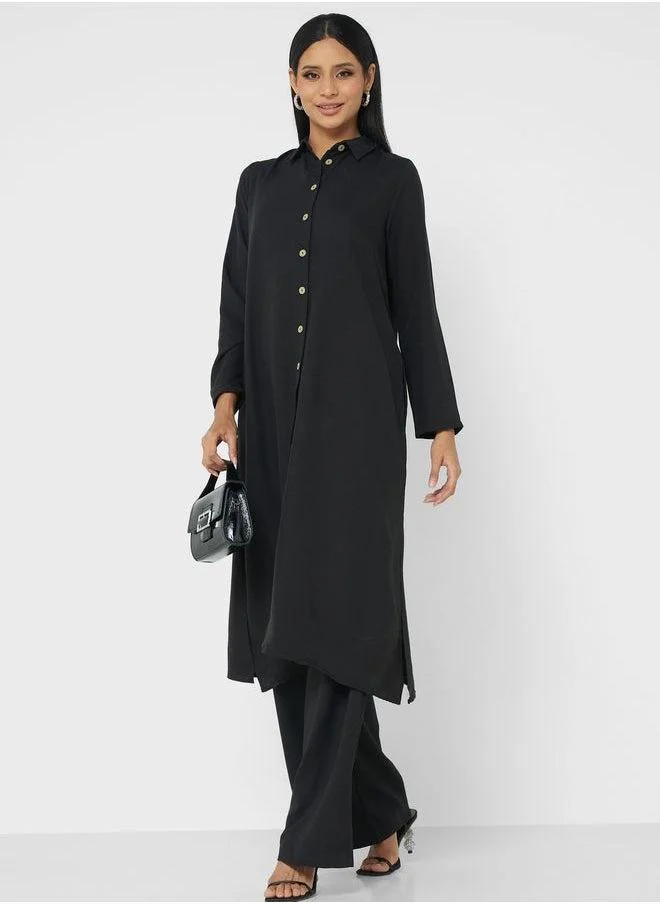 Refka by modanisa Button Down Tunic