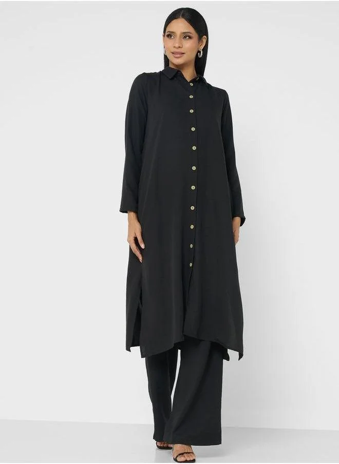 Refka by modanisa Button Down Tunic