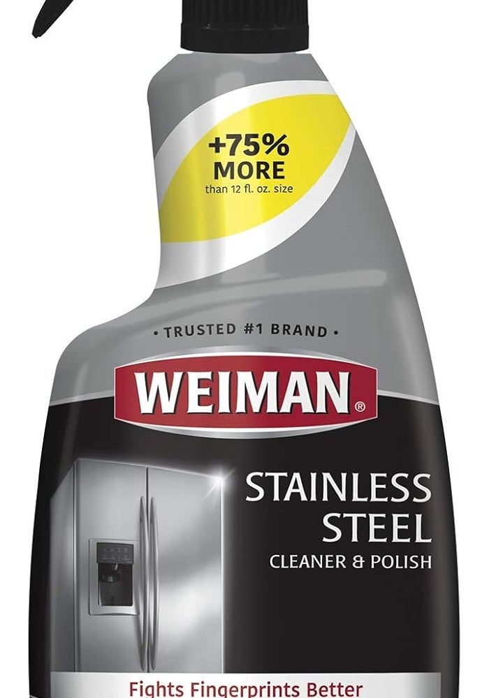 Weiman منظف وملمع الفولاذ المقاوم للصدأ من ويمن - 22 أونصة سائلة - Image 1