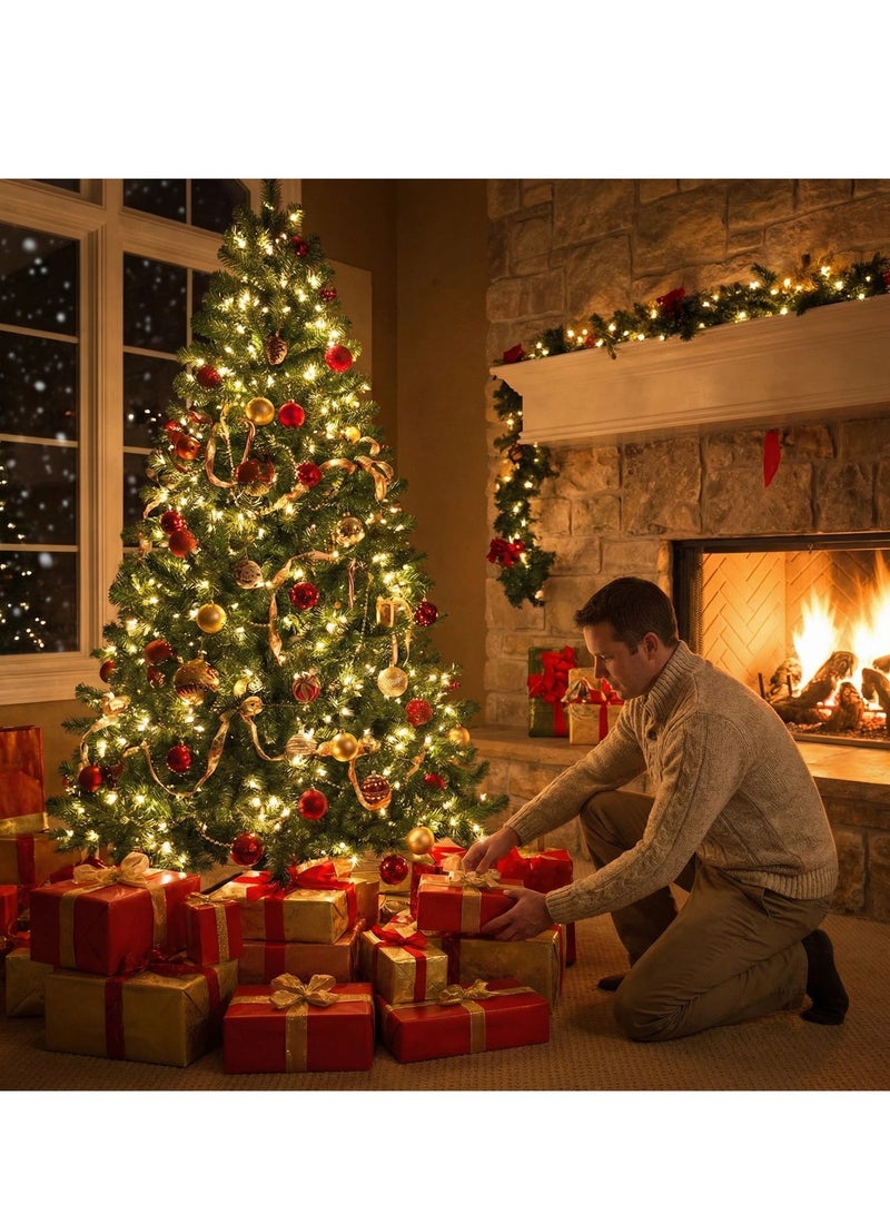 Y&D Artificial Christmas Tree with Stand,Easy Assembly, store parties, family holiday decorations and more - Image 4