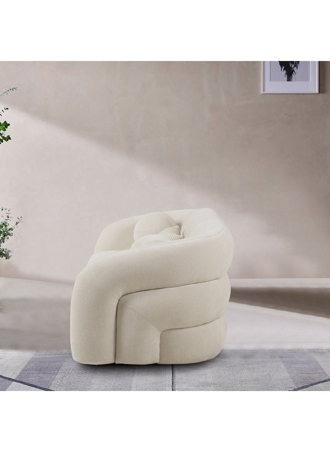 Home Box - Antonio 3-Seater Fabric Sofa with 3 Cushions 93 x 74 x 226 cm - Image 1