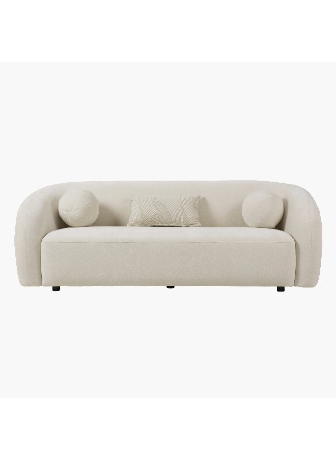 Home Box - Antonio 3-Seater Fabric Sofa with 3 Cushions 93 x 74 x 226 cm - Image 1