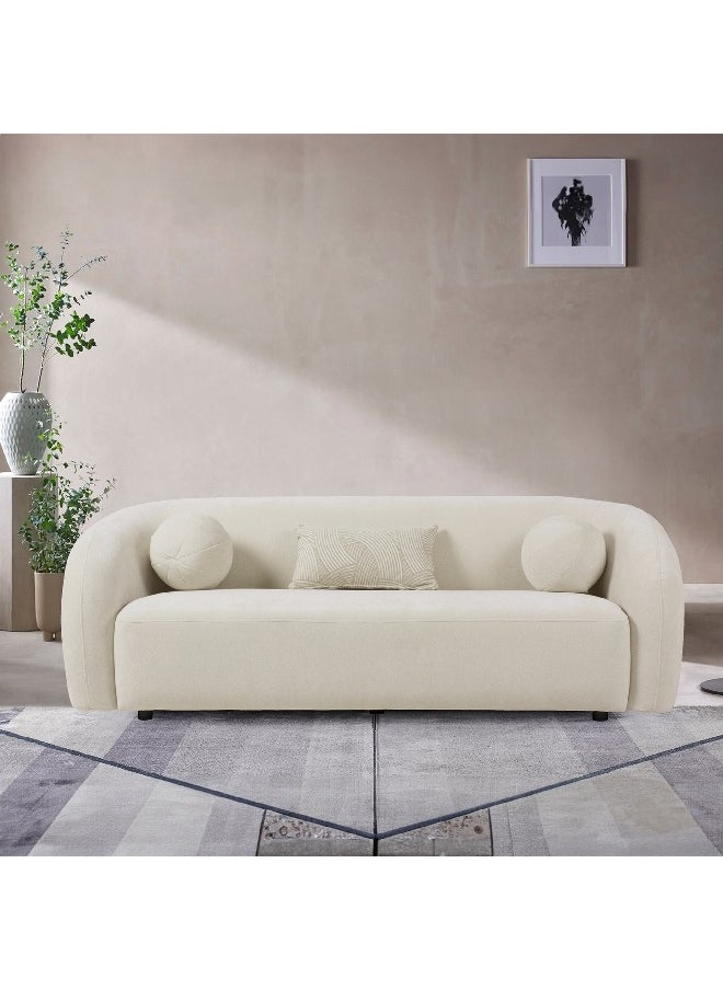 Home Box - Antonio 3-Seater Fabric Sofa with 3 Cushions 93 x 74 x 226 cm - Image 1