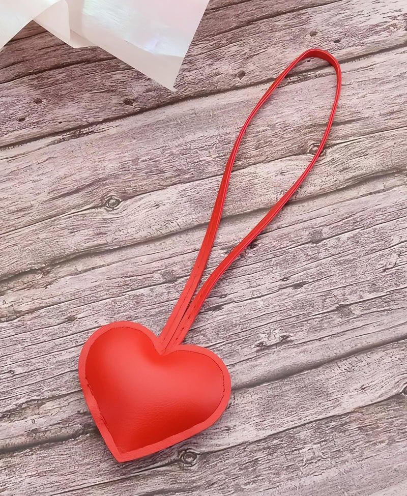 LAEKOU Heart Bag Charms Keychain for Women, Cute Key Chain Charm Accessories for Girls Tote Purse Backpack Handbags - Image 4