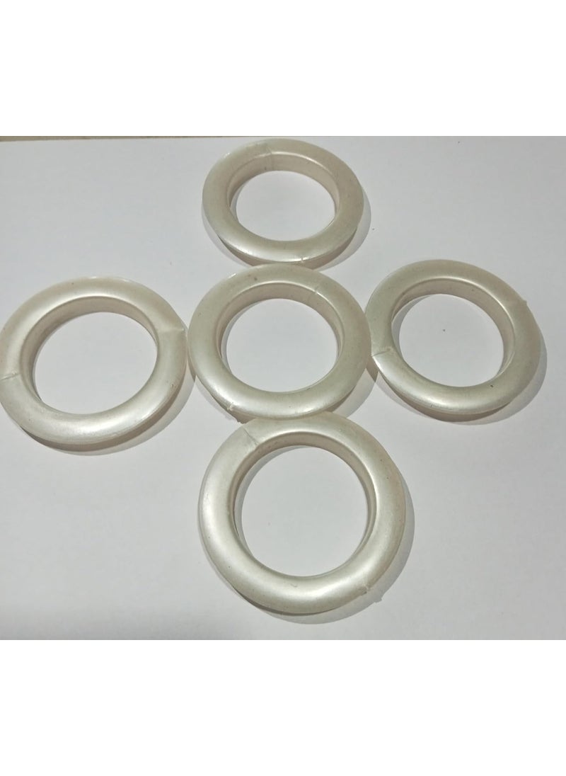 Pan Curtain Curtains Ring All Window and Door Pack of 25 Moti Colour  - Image 4