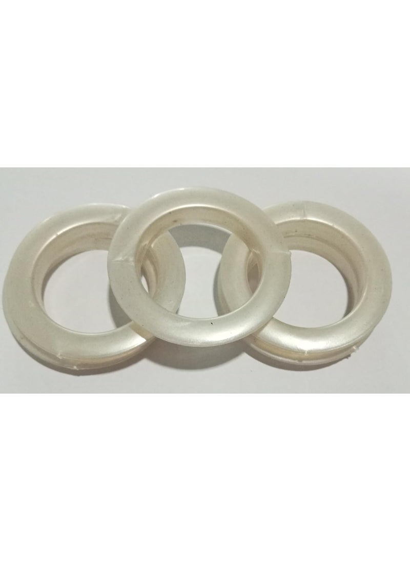 Pan Curtain Curtains Ring All Window and Door Pack of 25 Moti Colour  - Image 3