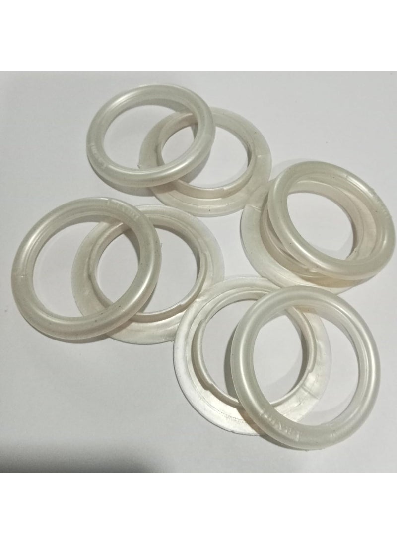 Pan Curtain Curtains Ring All Window and Door Pack of 25 Moti Colour  - Image 2