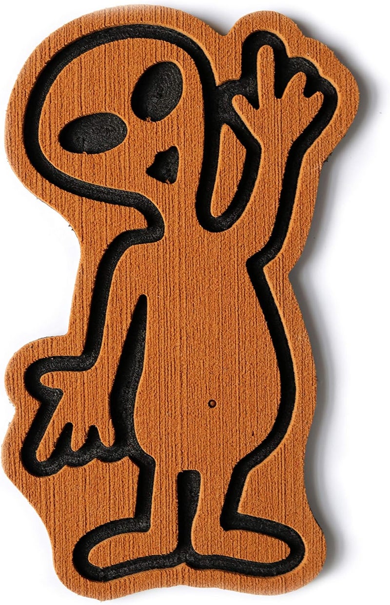 Snowboard Stomp Pad - Alien - Brown