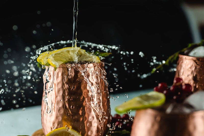 Kosdeg Copper Cups - 16 Oz Set of 4 - Unique Way to Enjoy Wine - Perfect Pure Tumbler for Water - Better Than Glasses or Plastic - Moscow Mule Cup for Drinking - Image 2