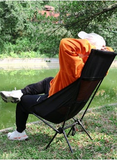 Sharpdo Camping Chair Portable Folding Chairs with Storage Bag High Back Oxford Cloth Portable Collapsible Chairs for Outdoor Camp Picnic Hiking Beach Lawn Travel  - Image 2