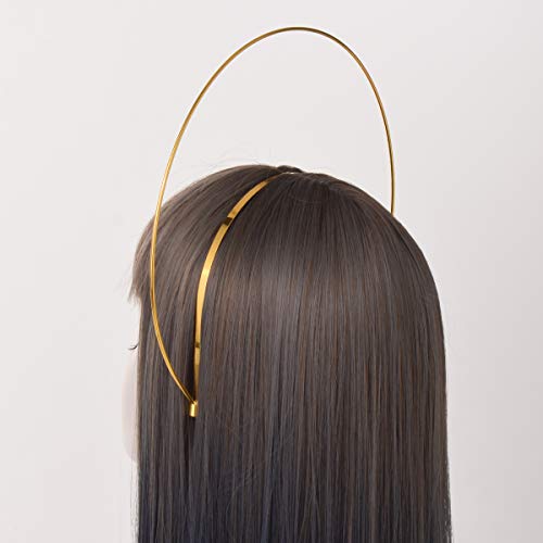BLESSUME Halo Crown Mary Goddess Headband Women's Halloween Costume Goddess Headpiece (Style 9 (Golden)) - Image 5