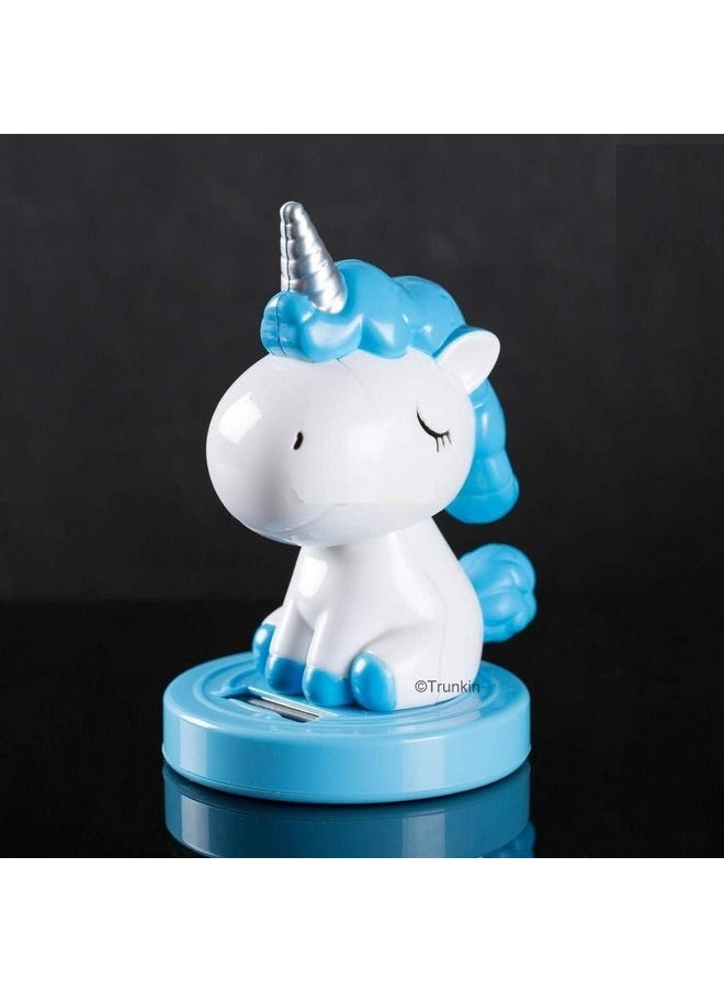 Trunkin - Trunkin Unicorn Blue Bobblehead Action Figure Bobble Head - Image 1