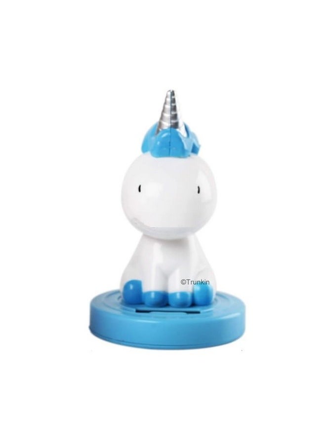 Trunkin - Trunkin Unicorn Blue Bobblehead Action Figure Bobble Head - Image 1