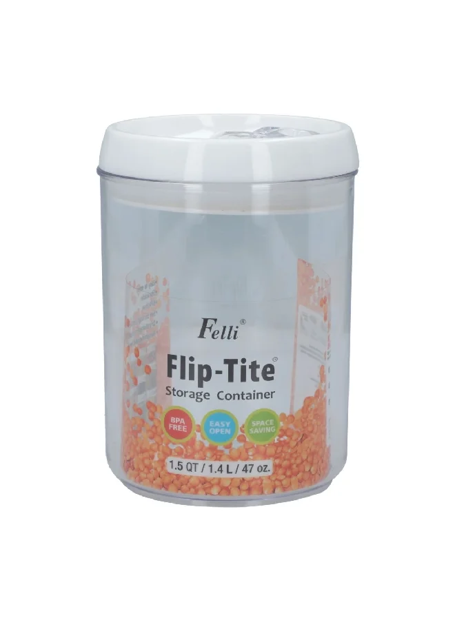 Felli Flip-Tite Storage Container Clear 47oz NLC507A-60